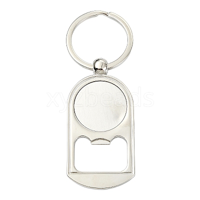 1Pc Zinc Alloy Cabochon Settings Bottle Openers AJEW-YW0002-15-1