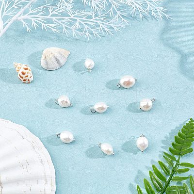 Natural Cultured Freshwater Pearl Pendants PEAR-SC0001-01-1