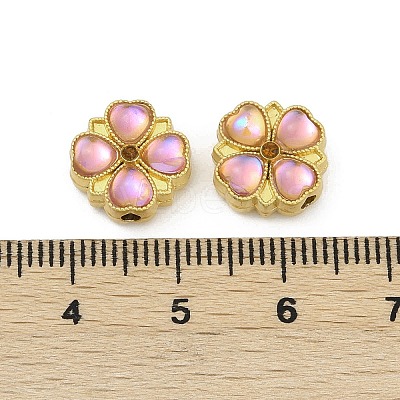 Alloy Resin Rhinestone Beads PALLOY-D369-20MG-04-1