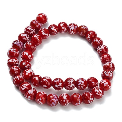 Handmade Lampwork Beads Strands LAMP-H071-01C-04-1