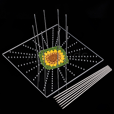 Acrylic Crochet Blocking Board AJEW-WH0317-03-1