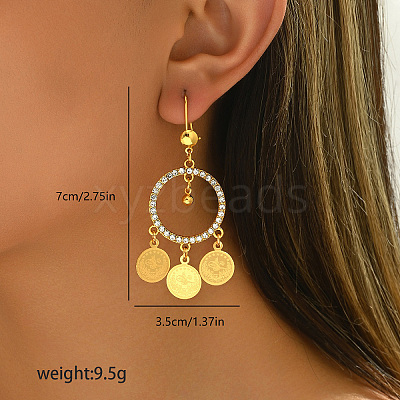 Elegant Middle Eastern Style Zinc Alloy Chandelier Earrings RG4229-1-1
