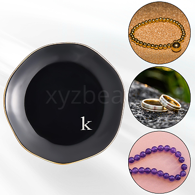 Round Ceramic Jewelry Dish AJEW-WH20067-015C-1