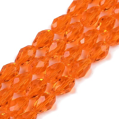 Transparent Glass Beads Strands EGLA-N013-T10mm-D09-1