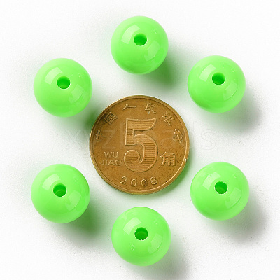 Opaque Acrylic Beads X-MACR-S370-C12mm-A30-1