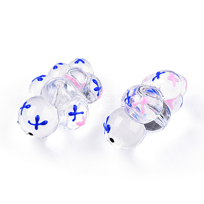 Transparent Acrylic Beads ACRC-T012-01-B01-1