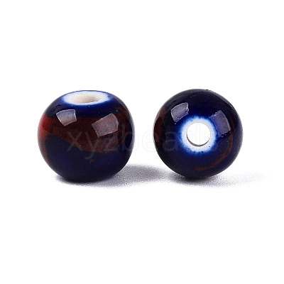 Vintage Handmade Porcelain Beads PORC-Q006-13A-06-1