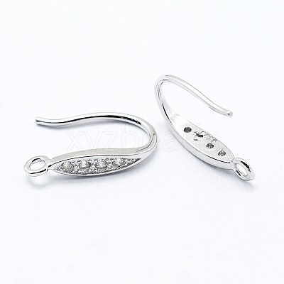 Anti-Tarnish Rhodium Plated 925 Sterling Silver X-STER-L054-03P-1