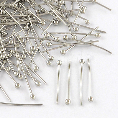 Brass Ball Head Pins KK-R020-06P-1