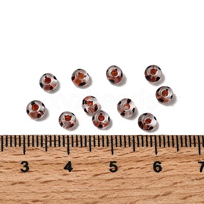 Transparent Stripe Glass Seed Beads GLAA-NH0001-06B-1