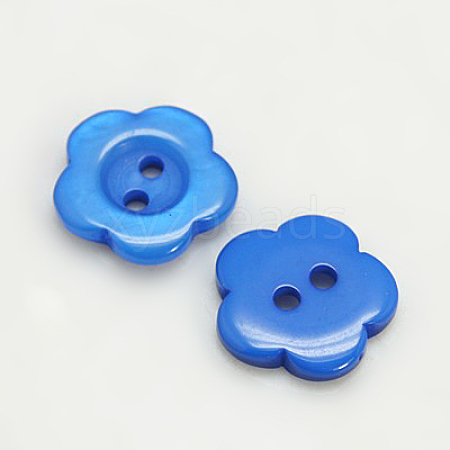 Resin Buttons RESI-D031-15mm-10-1