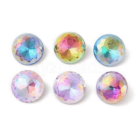 Glass Rhinestone Cabochons RGLA-L029-10B-1