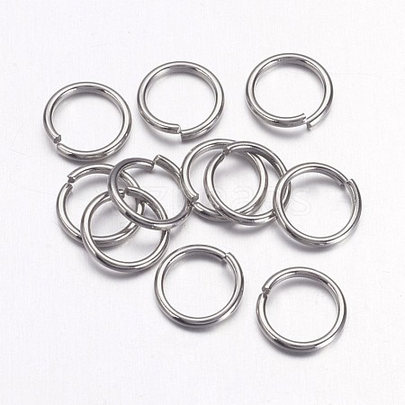 304 Stainless Steel Open Jump Rings STAS-E066-07-5.5mm-1