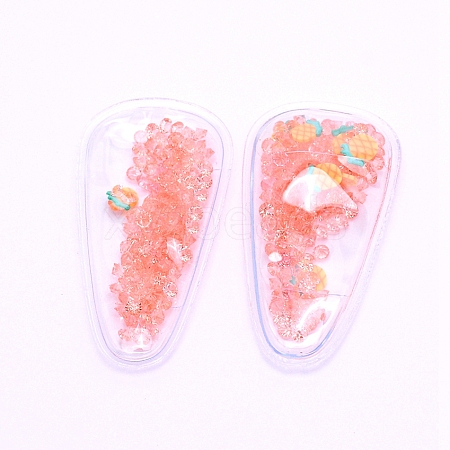 Plastic with Resin and Polymer Clay Accessories RESI-CJC0007-32C-1