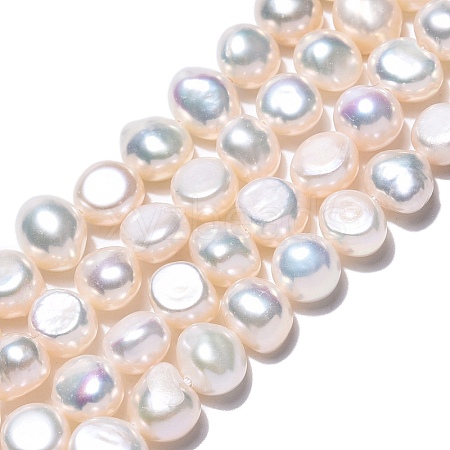 Natural Cultured Freshwater Pearl Beads Strands PEAR-N014-06F-1