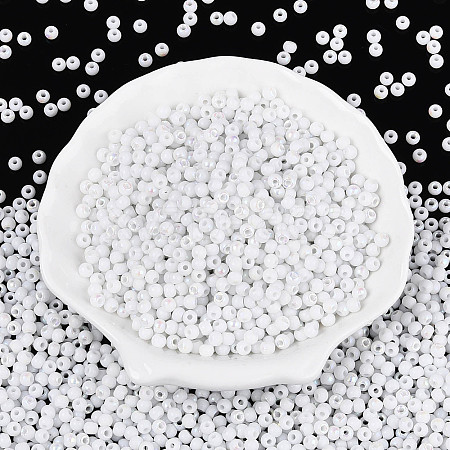 6/0 Half Plated Glass Beads SEED-N008-04H-1