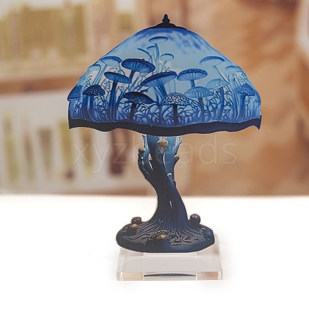 Double-sided Painted Acrylic Mushroom Ornament PW-WG283BE-01-1