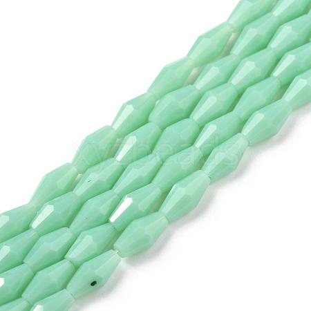 Opaque Glass Beads Strands GLAA-P001-03A-01-1