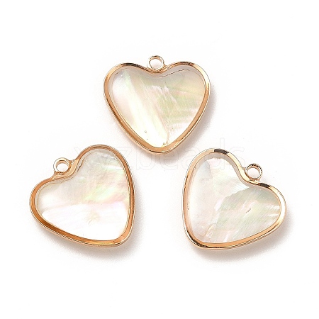 Brass Enamel Pendants KK-K252-10G-04-1