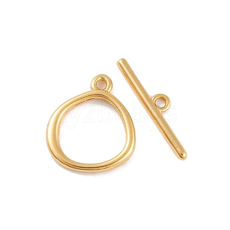 Brass Toggle Clasps KK-U024-01G-1