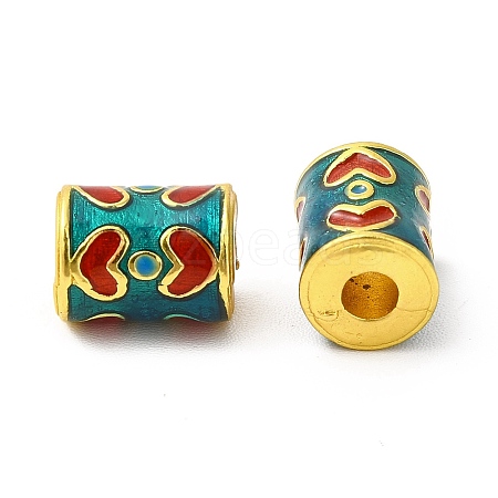 Alloy Enamel Beads ENAM-M048-12MG-D-1