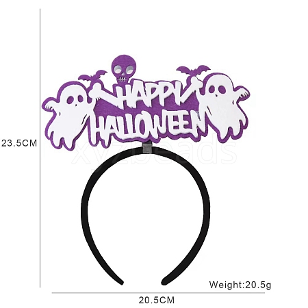 Halloween Cloth Hair Bands PW-WGE0E66-13-1