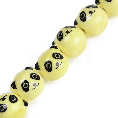 Handmade Porcelain Beads Strands PORC-P029-02E-1