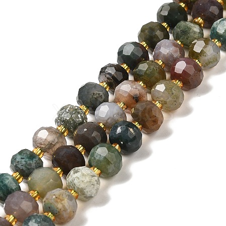 Natural Indian Agate Beads Strands G-P508-A04-01-1