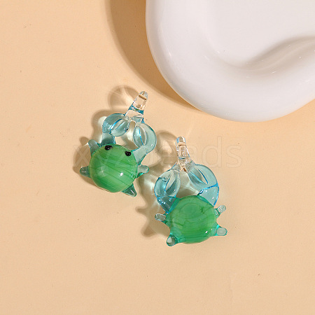 Handmade Lampwork Pendants PW-WG0A8A0-01-1