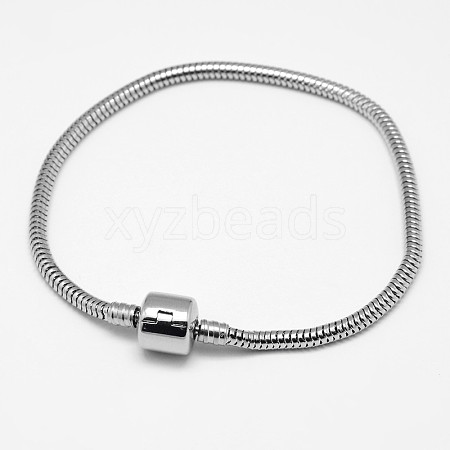 304 Stainless Steel European Style Bracelets for Jewelry Making PPJ-F002-03B-1