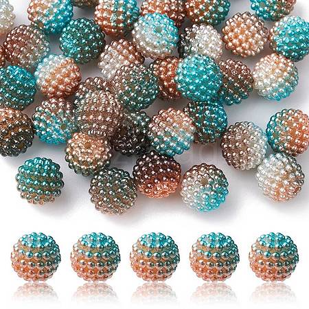 Imitation Pearl Acrylic Beads OACR-FS0001-42A-1