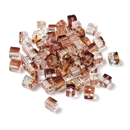 Two Tone Transparent Glass Beads X1-GLAA-NH0001-03C-1