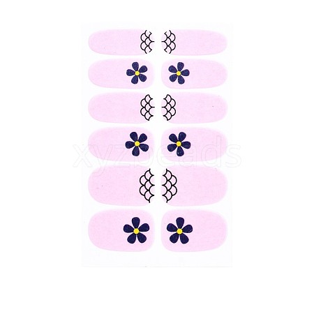 Flower Series Full Cover Nail Decal Stickers MRMJ-T109-WSZ478-1