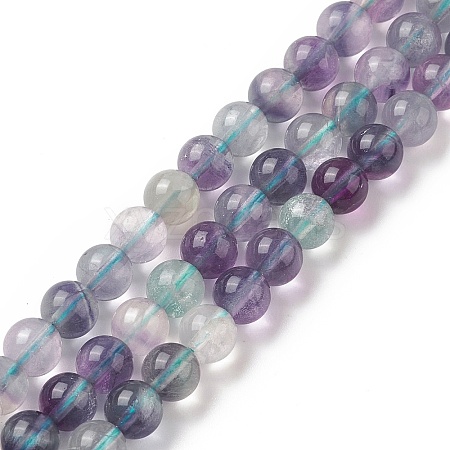 Natural Fluorite Beads Strands G-B038-C01-1