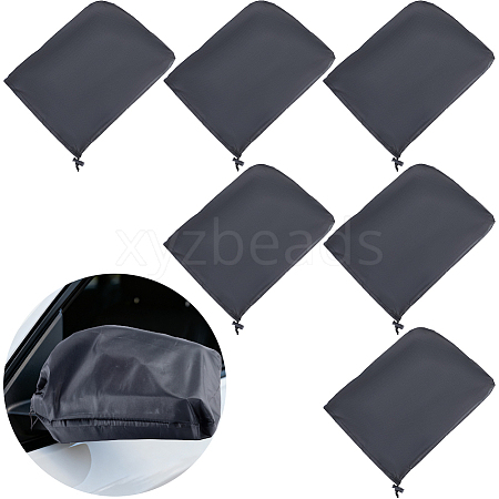 6Pcs Waterproof Dustproof Oxford Cloth Rearview Mirror Protective Cover ABAG-CN0001-64-1