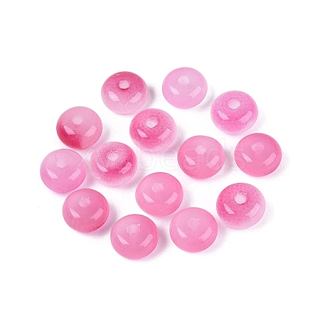 Baking Paint Imitation Jade Glass Beads GL-N006-01B-04-1