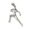 Non-Tarnish Hip Hop Fitness 316L Surgical Stainless Steel Pendants STAS-H194-01P-01-1