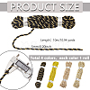 4 Rolls 4 Colors Polyester Cord OCOR-PH0005-11-2
