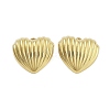 Ion Plating(IP) 304 Stainless Steel Stud Earrings for Women EJEW-N054-29G-1