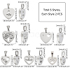 Unicraftale 304 Stainless Steel Pendants STAS-UN0014-92P-5