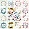 10 Sheets Paper Lip Balm Adhesive Label Stickers STIC-WH0026-018-4