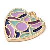 Zinc Alloy Enamel Pendants ENAM-Z013-01B-01-2