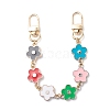 Flower Plastic Enamel Link Bag Strap Extenders FIND-JF00101-1