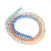 Transparent Painted Glass Beads Strands LS-DGLA-A034-T3mm-A02-5