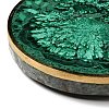 Synthetic Malachite Cup Mats G-C245-10G-3