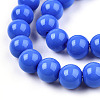 Opaque Solid Color Glass Beads Strands GLAA-T032-P6mm-11-3