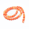 Natural Crackle Agate Beads Strands G-G055-4mm-3-3