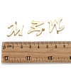 304 Stainless Steel Pendants STAS-F129-M-G-4