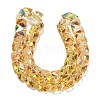 Electroplate Glass Beads Strands EGLA-P066-02A-HP03-2