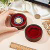 Round Wood Commemorative Coin Storage Plate AJEW-WH0886-21A-3
